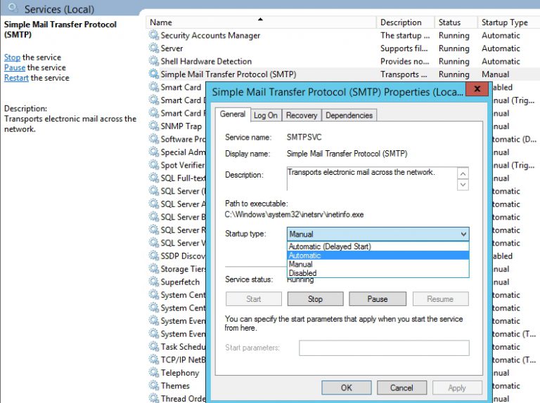 How to: Setup SMTP service on Windows Server 2012 R2  IT Blog