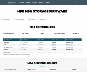 Hp msa 2050 настройка