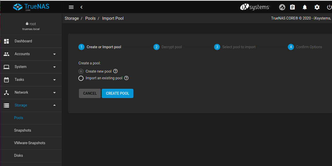 Configure disk in TrueNAS | IT Blog