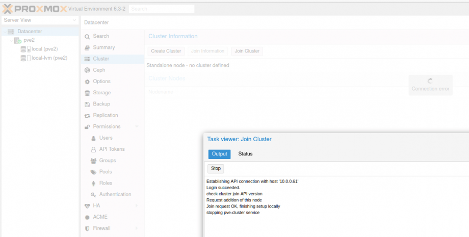 How to setup Proxmox Cluster/HA | IT Blog