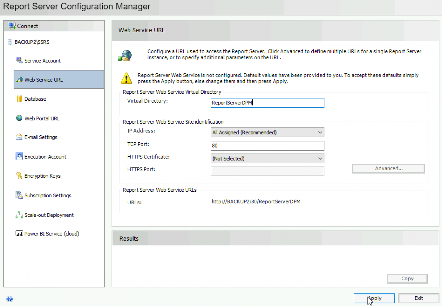 Use defaults. SQL Server reporting services. Сервис репорт. Default service account для reporting services. Config services.